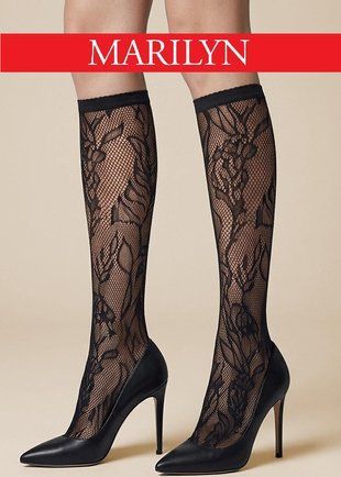 Підколінки жіночі Miss MARILYN CHARLY G001 black ONESIZE В00356910 фото