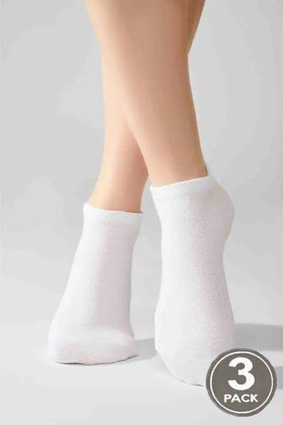 Шкарпетки жіночі LEGS 8 SOCKS COTTON MESH LOW р. 36-40, білий В00315994 фото
