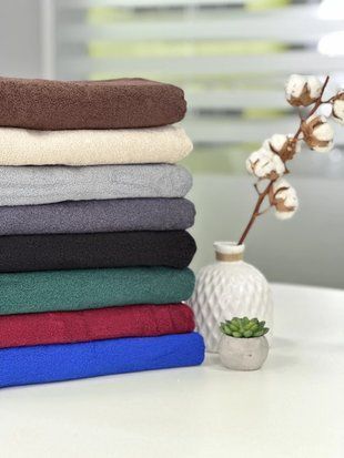 Рушник махровий IDEAL 70х140, 450 г/м2, 100% бавовни, коричневий В00350818 фото