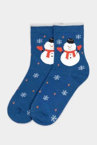 Шкарпетки жіночі LEGS CW125 SOCKS CHRISTMAS р. 36-40, темно-синій В00323053 фото