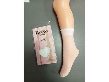 Шкарпетки для дівчаток PaNNa PIKOLINO (горошок) 20 DEN PK1002 One Size, білий В00354689 фото