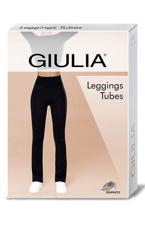 Безшовні жіночі легінси із мікрофібри GIULIA LEGGINGS TUBES black-L/XL В00344673 фото