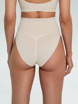 Безшовні трусики сліпи з легкою корекцією GIULIA HI-LEG SHAPEWEAR light nude-S/M В00333786 фото