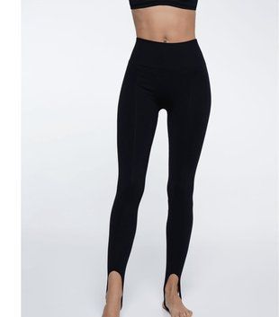 Cпортивні безшовні легінси зі штрипками GIULIA LEGGINGS STRAPS ENERGY black-L/XL В00346215 фото
