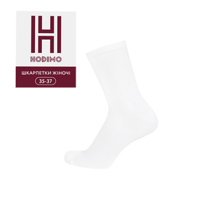 Шкарпетки жіночі класичні ТМ HODIMO 3264 р.21-23 (35-37) білі В00347747 фото