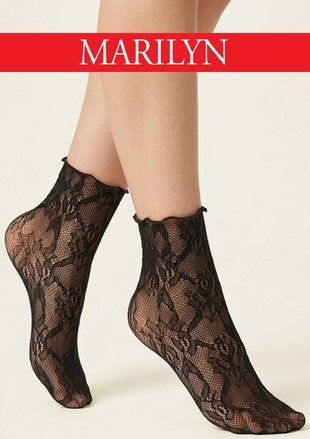 Шкарпетки жіночі Miss MARILYN SOCKS CHARLY F30 black ONESIZE В00356914 фото