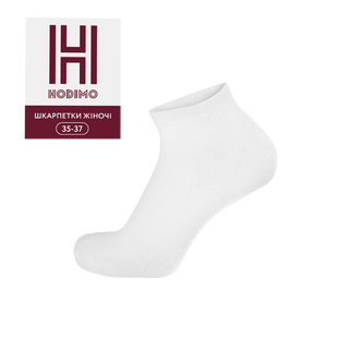 Шкарпетки жіночі низькі ТМ HODIMO 3263 р.21-23 (35-37) білі В00347417 фото