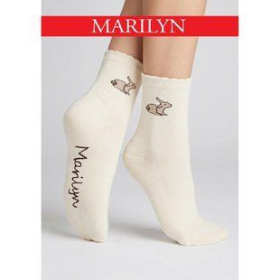 Шкарпетки жіночі Miss MARILYN SOCKS SCP BUNNY екрю 36/40 В00352102 фото
