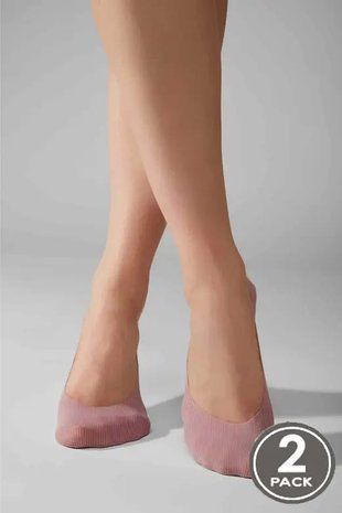 Сліди жіночі LEGS 730 LASER CUT RIB SILICONE набір з 2-х пар р. 36-38, чорний В00313815 фото