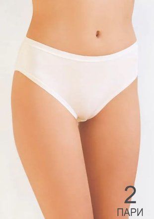 Труси сліпи KLEO 3146 С COTTON (2шт.) антично-білий/антично-білий M В00326352 фото