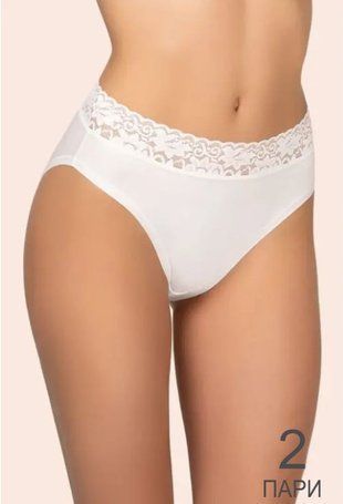 Труси сліпи KLEO 142 C COTTON (2шт.) бежевий/бежевий 3XL В00321271 фото